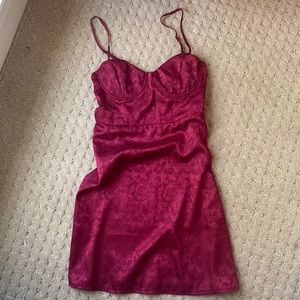 floral strappy mini dress (Princess Polly)